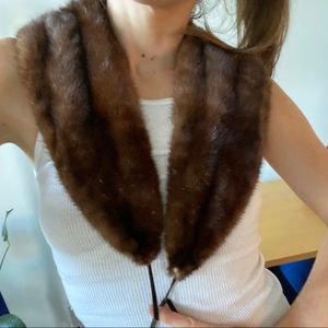 Vintage mink scarf/stole